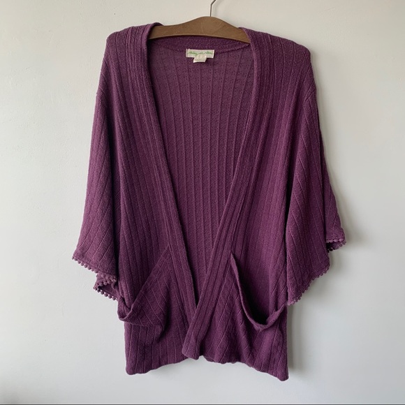 Knitted kimono cardigan - Picture 1 of 7